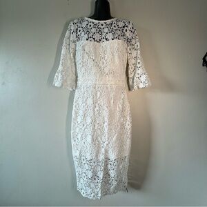 Adelyn Rae Lace Long Sleeve Dress size S